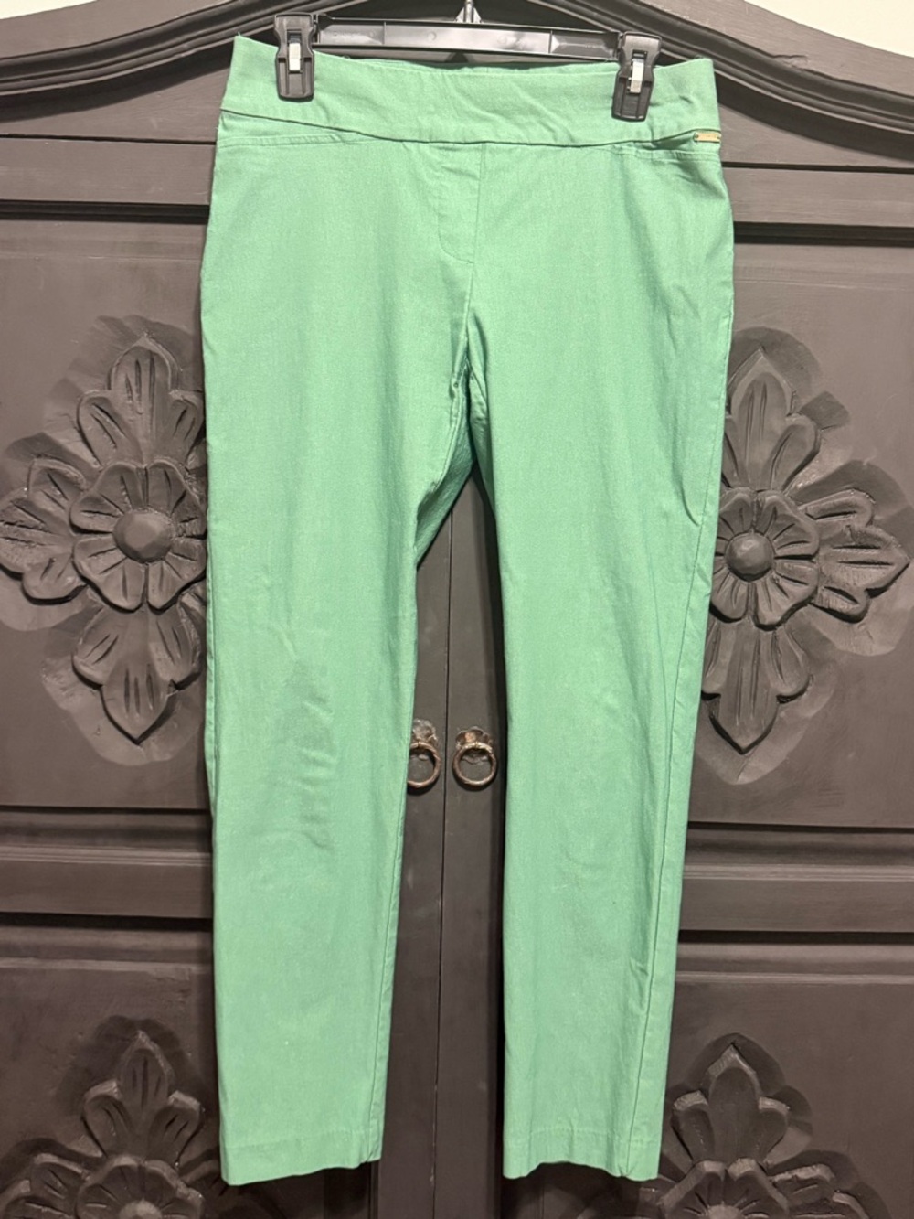 Tahari Green Stretch Waist Pants